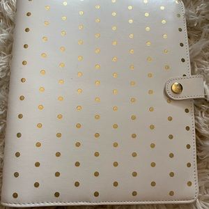 Lightly used a5 leather planner Kikki k